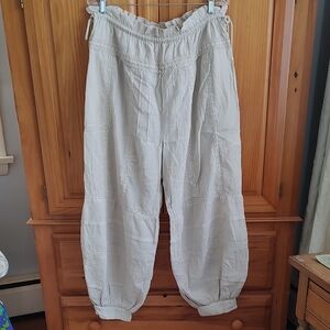 Free People Hemingway Pants Lace Harem Drawstring NEW